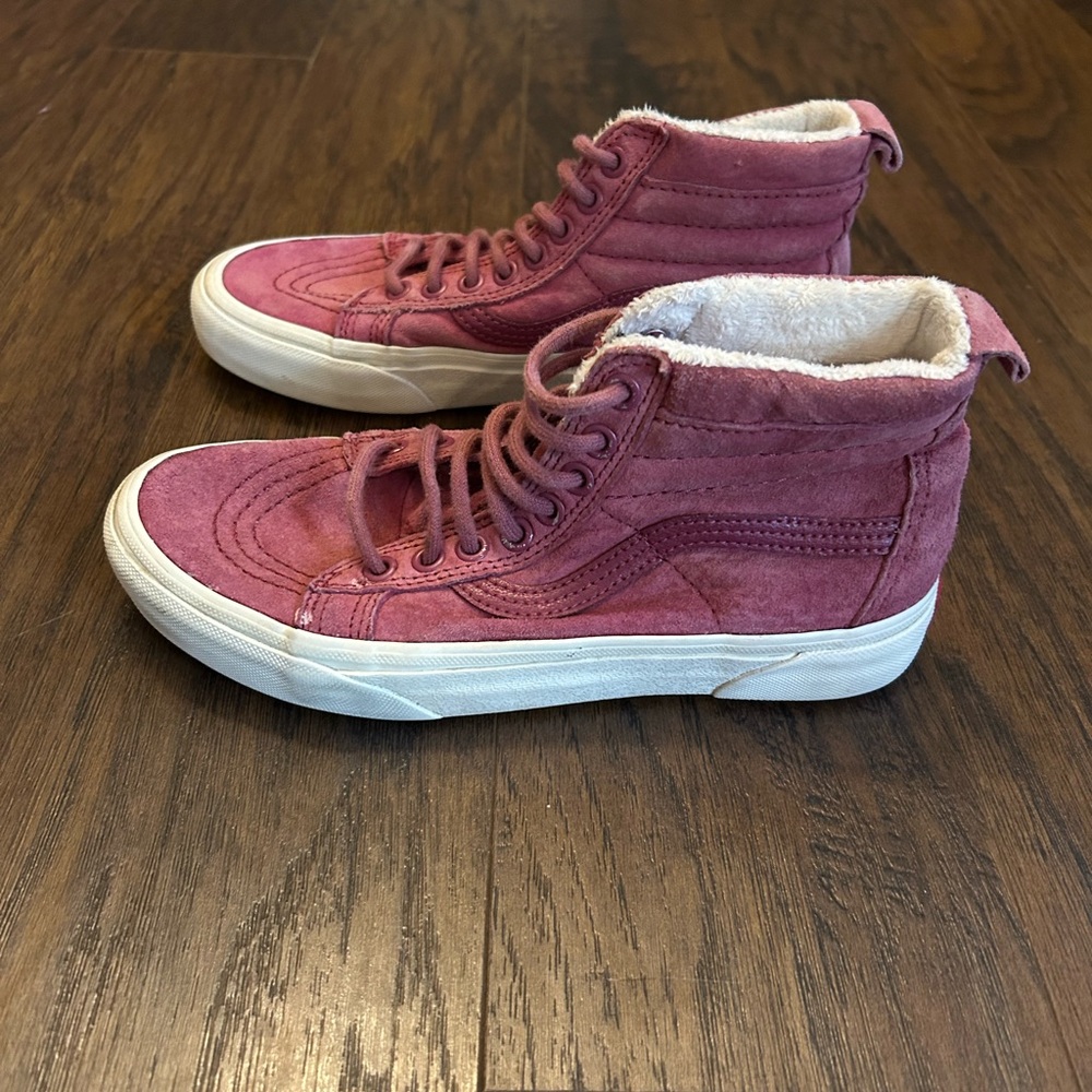 Vans Sk8- MTE High "Dry Rose" Pink High-Top Sneakers Unisex Women’s 6 Men’s 5.5